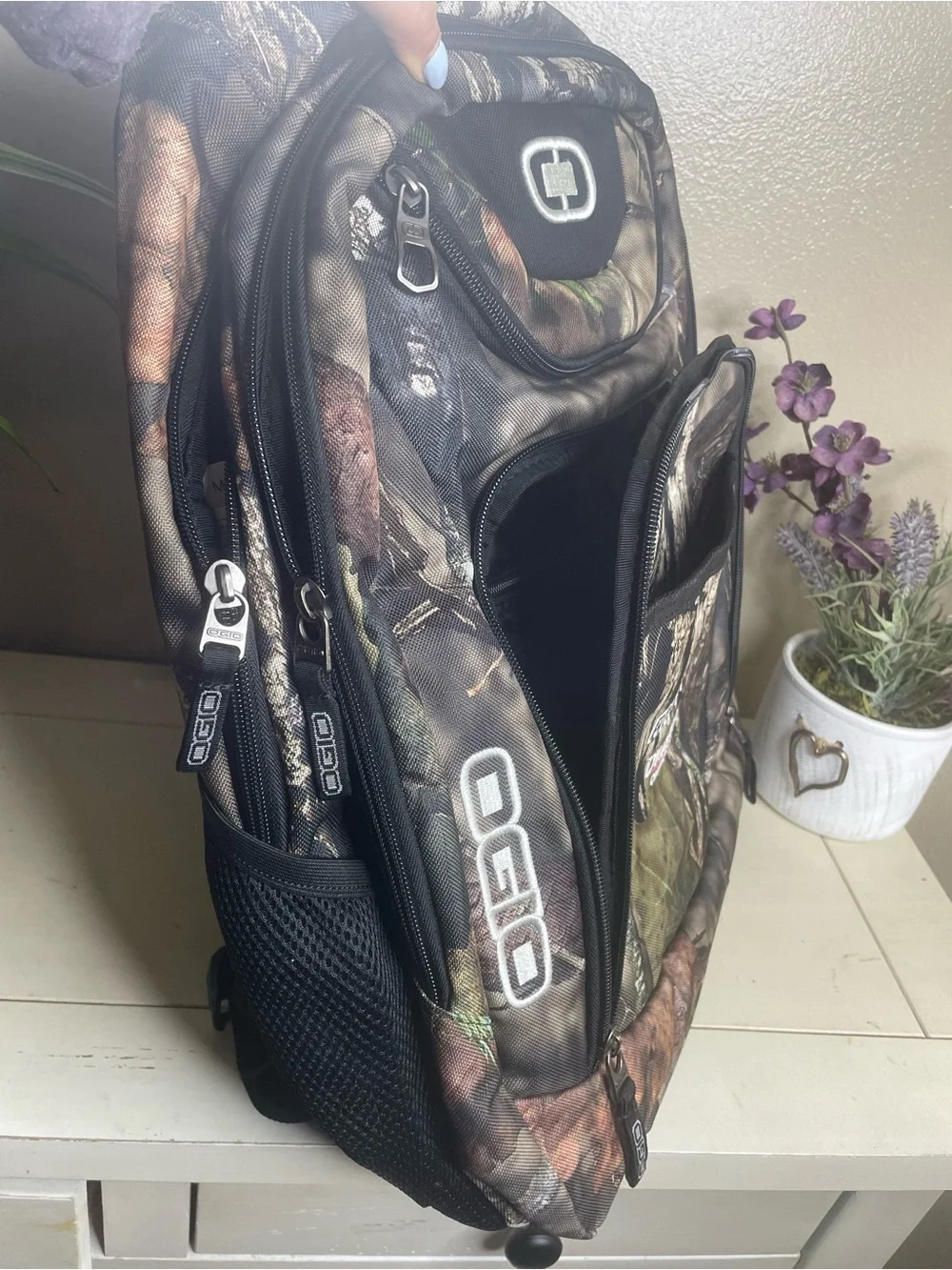OGIO  Large Excelsior Camouflage Realtree-Style Backpack in Green and Brown